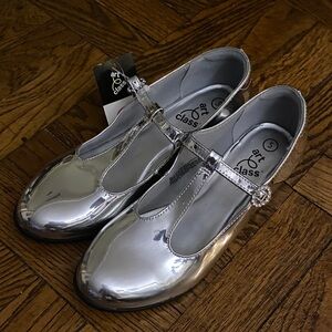 Art Class Kids Metallic Silver Dress Shoes
